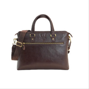 Túi Xách Công Sở Da Bò Nâu